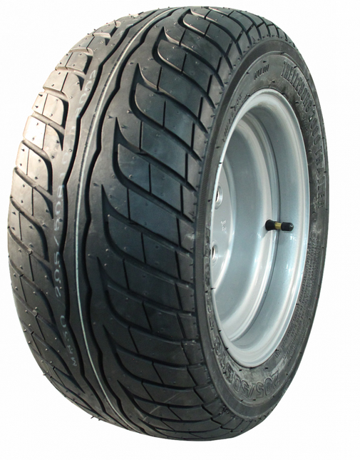 Cantonal Roue complète -20.5x8.00-10 - pneu + jante - mercedes pitch : 5x112 - 10PR - capacité de charge 605 kg - diamètre du moyeu 67 mm