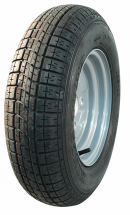 Cantonal Roue complète de remorque - 145-10 - entraxe : 4x100 - capacité de charge : 325 kg - diamètre du moyeu : 57 mm - 6PR