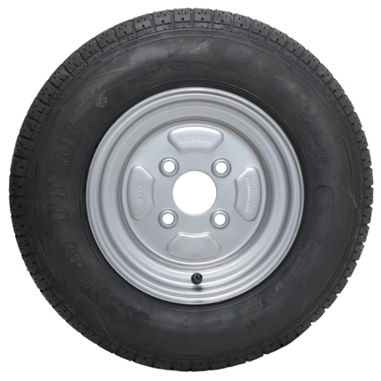 Cantonal Roue complète de remorque - 145-10 - entraxe : 4x100 - capacité de charge : 325 kg - diamètre du moyeu : 60 mm - 6PR