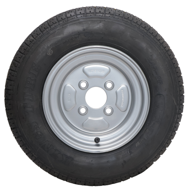 Cantonal Roue complète de remorque - 145-10 - entraxe : 4x100 - capacité de charge : 325 kg - diamètre du moyeu : 60 mm - 6PR