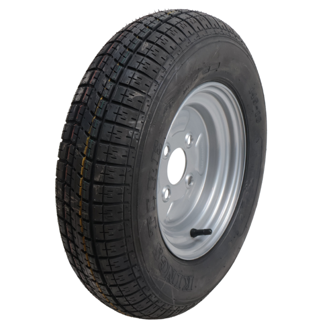 Cantonal Roue complète de remorque - 145-10 - entraxe : 4x100 - capacité de charge : 325 kg - diamètre du moyeu : 60 mm - 6PR