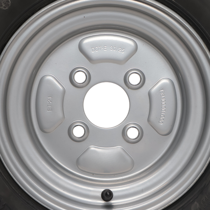 Cantonal Roue complète de remorque - 145-10 - entraxe : 4x100 - capacité de charge : 325 kg - diamètre du moyeu : 60 mm - 6PR