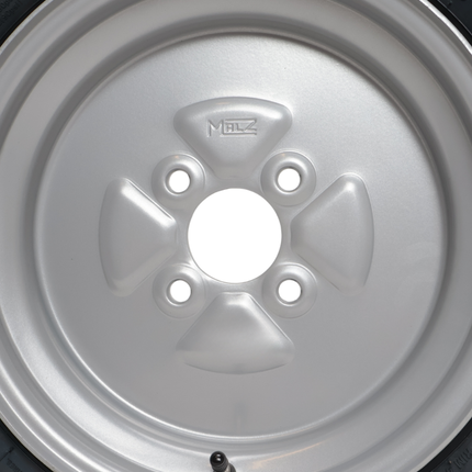 Cantonal Roue complète de remorque - 155/70R12C - entraxe : 4x100 - capacité de charge : 450 kg - diamètre du moyeu : 60 mm