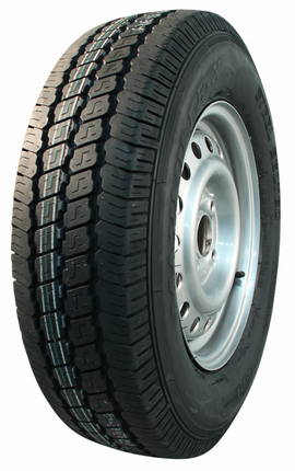 Cantonal Roue complète de remorque - 175/80R13 - entraxe : 4x100 - capacité de charge : 650 kg - diamètre du moyeu : 57 mm