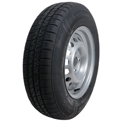 Cantonal Roue complète de remorque - 175/80R14C - entraxe : 4x100 - capacité de charge : 775 kg - diamètre de moyeu : 57 mm