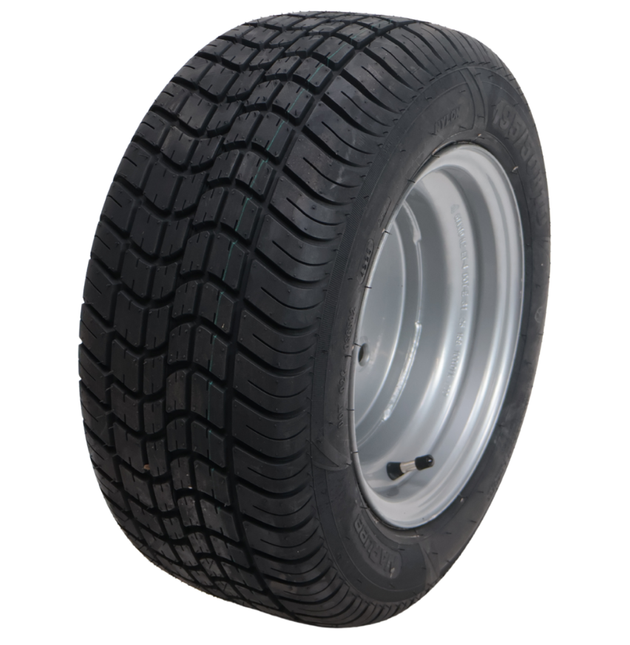 Cantonal Roue complète de remorque - 18x8.00-10 / 195/50 B10 - entraxe : 4x100 - capacité de charge : 750 kg - diamètre du moyeu : 60 mm - 10PR