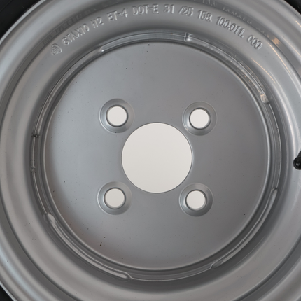 Cantonal Roue complète de remorque - 18x8.00-10 / 195/50 B10 - entraxe : 4x100 - capacité de charge : 750 kg - diamètre du moyeu : 60 mm - 10PR