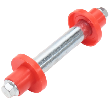 Cantonal Roue de brouette - 4.00-8 - bandage pneumatique et jante en acier - capacité de charge 195 kg - diamètre de moyeu 20 mm - axe et entretoises inclus