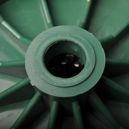 Cantonal Roue de brouette - 4.00-8 - bandage pneumatique et jante en plastique - charge maximale de 250 kg - trou d'axe/diamètre de moyeu de 20 mm - Inclus roulement à rouleaux