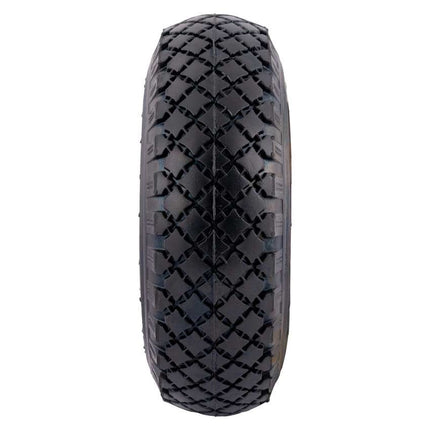 Cantonal Roue de chariot - 3.00-4 - bandage pneumatique - capacité de charge : 125 kg - trou d'axe/diamètre de moyeu 20 mm - roulements à rouleaux inclus