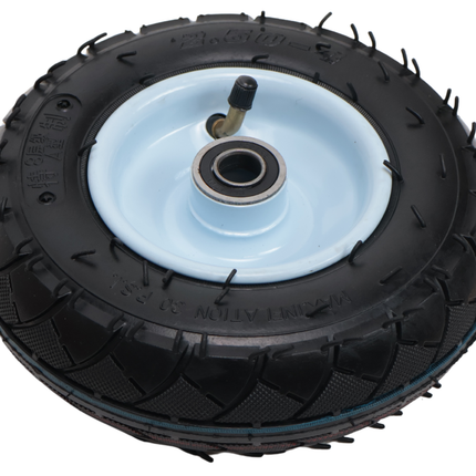 Cantonal Roue de diable - 2.50-4 - pneu gonflable et jante en acier - charge maximale 100 kg - diamètre d’axe/moyeu : 16 mm - y compris roulement à billes