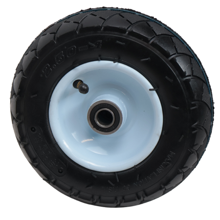 Cantonal Roue de diable - 2.50-4 - pneu gonflable et jante en acier - charge maximale 100 kg - diamètre d’axe/moyeu : 16 mm - y compris roulement à billes