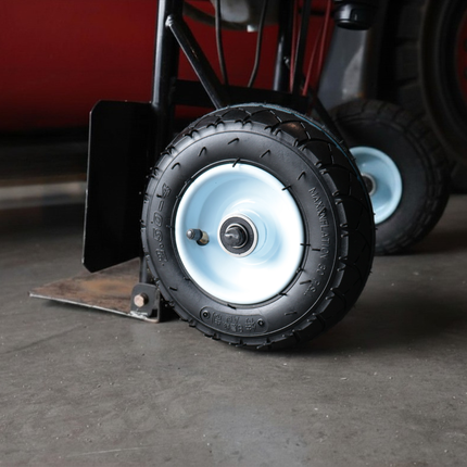Cantonal Roue de diable - 2.50-4 - pneu gonflable et jante en acier - charge maximale 100 kg - diamètre d’axe/moyeu : 16 mm - y compris roulement à billes