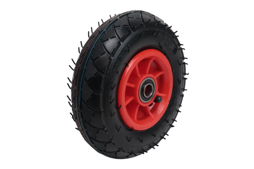 Cantonal Roue de diable - 2.50-4 - pneu gonflable et jante en plastique - charge maximale 100 kg - diamètre d’axe/moyeu : 16 mm - y compris roulement à billes