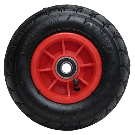 Cantonal Roue de diable - 2.50-4 - pneu gonflable et jante en plastique - charge maximale 100 kg - diamètre d’axe/moyeu : 16 mm - y compris roulement à billes