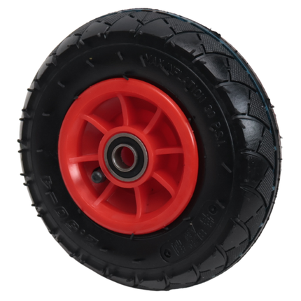 Cantonal Roue de diable - 2.50-4 - pneu gonflable et jante en plastique - charge maximale 100 kg - diamètre d’axe/moyeu : 16 mm - y compris roulement à billes