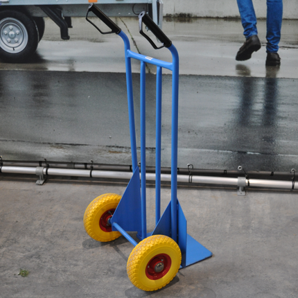 Cantonal Roue de diable - 3.00-4 - pneu plein et jante en acier - capacité de charge maximale 100 kg - diamètre trou d'axe/nombre de moyeux 20 mm - roulements à billes inclus