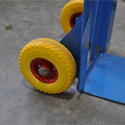 Cantonal Roue de diable - 3.00-4 - pneu plein et jante en acier - capacité de charge maximale 100 kg - diamètre trou d'axe/nombre de moyeux 20 mm - roulements à billes inclus