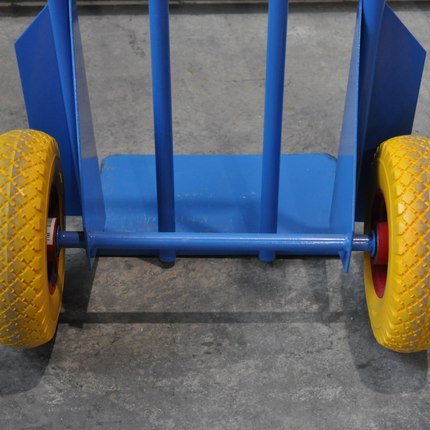 Cantonal Roue de diable - 3.00-4 - pneu plein et jante en acier - capacité de charge maximale 100 kg - diamètre trou d'axe/nombre de moyeux 20 mm - roulements à billes inclus