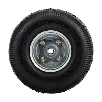 Cantonal Roue de diable - 3.50-4 - bandage pneumatique et jante en acier - charge maximale 75 kg - trou d'axe/diamètre de moyeu 16 mm - roulements à billes inclus