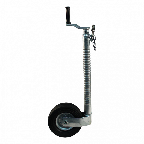 Cantonal Roue de nez - 48 mm - striée - capacité de charge maximale de 350 kg - jante en acier - convient à IFor Williams