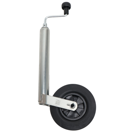Cantonal Roue jockey - 48 mm rond - capacité de charge : 150 kg - jante plastique