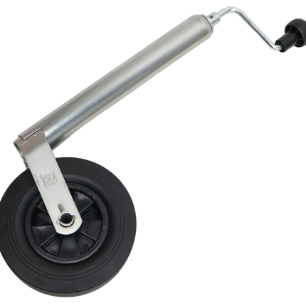 Cantonal Roue jockey - 48 mm rond - capacité de charge : 150 kg - jante plastique