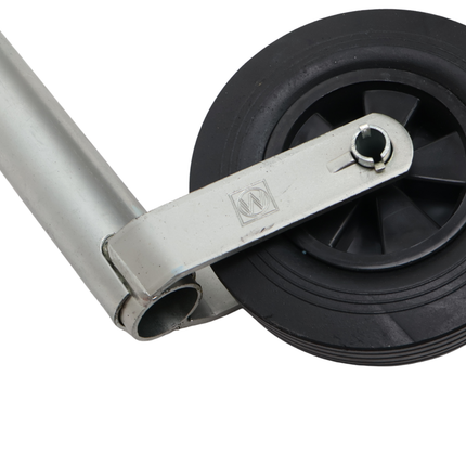 Cantonal Roue jockey - 48 mm rond - capacité de charge : 150 kg - jante plastique