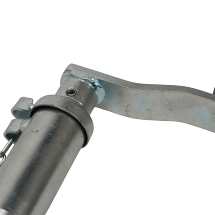 Cantonal Roue jockey - 48 mm - striée - capacité de charge maximale de 250 kg - jante en acier - convient à IFor Williams