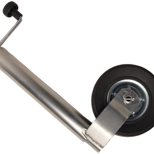 Cantonal Roue jockey 60 mm Jante en acier pour pince simple.