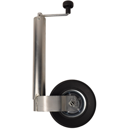 Cantonal Roue jockey 60 mm Jante en acier pour pince simple.