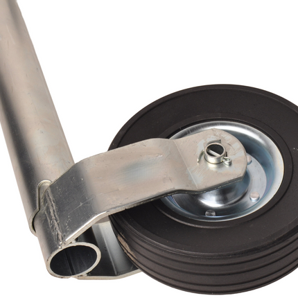 Cantonal Roue jockey 60 mm Jante en acier pour pince simple.