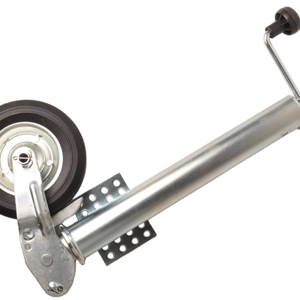 Cantonal Roue jockey - 60 mm rond - automatique pliante