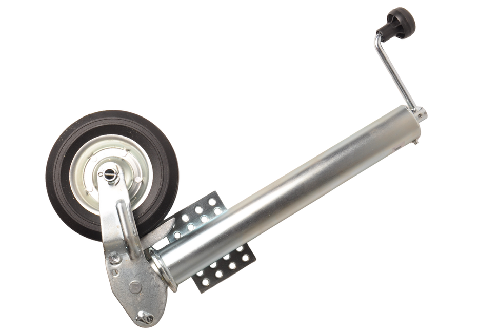 Cantonal Roue jockey 60 mm rond automatique pliante