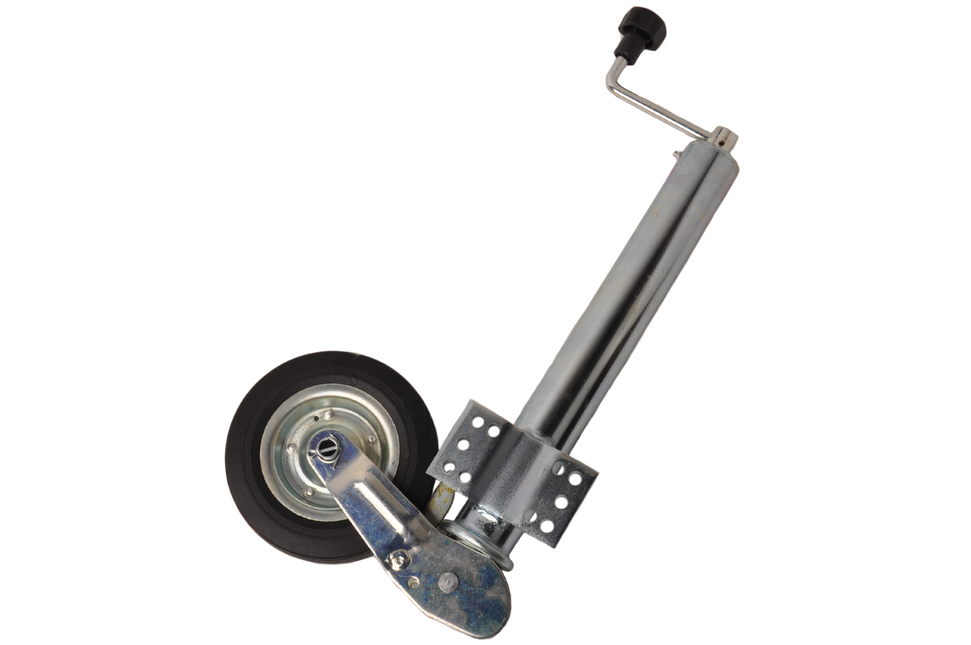 Cantonal Roue jockey - 60 mm rond - capacité de charge : 250 kg - automatique pliante