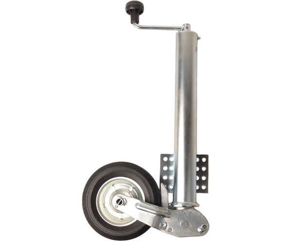 Roue jockey - 60 mm rond - capacité de charge : 250 kg - automatique pliante