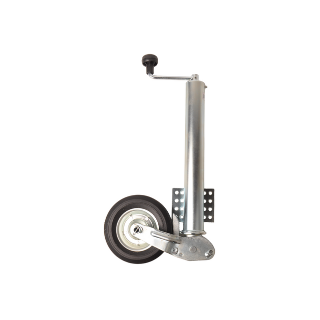 Cantonal Roue jockey - 60 mm rond - capacité de charge : 250 kg - automatique pliante