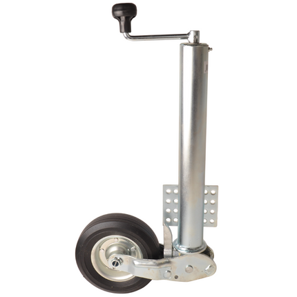 Cantonal Roue jockey - 60 mm rond - capacité de charge : 250 kg - automatique pliante