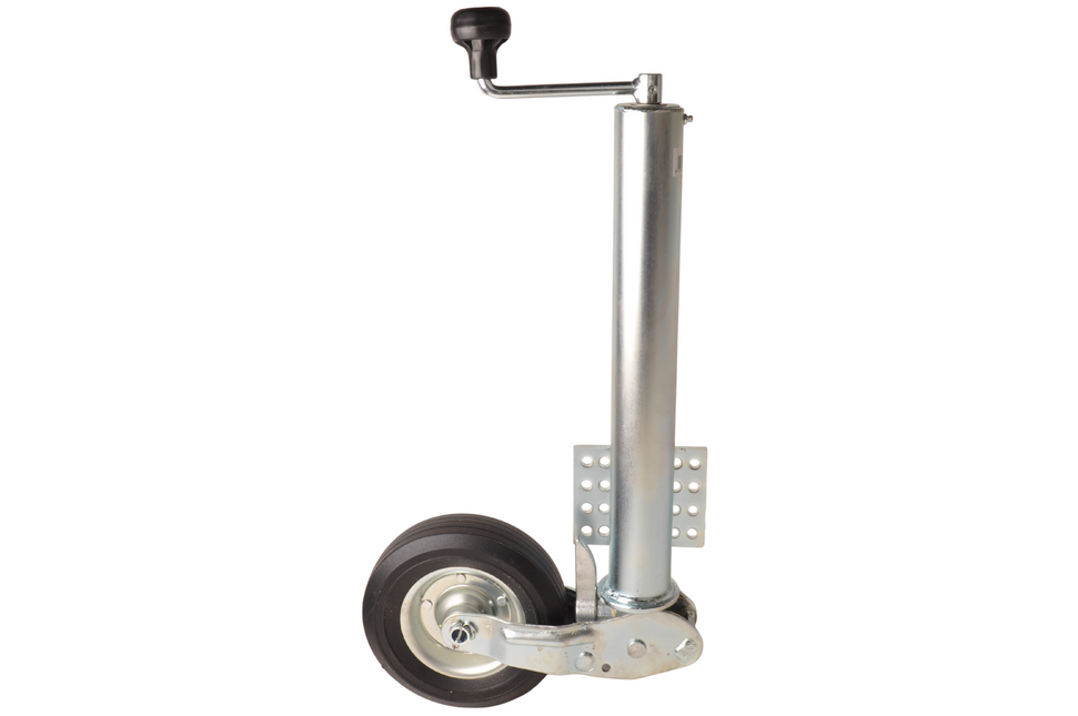 Cantonal Roue jockey - 60 mm rond - capacité de charge : 250 kg - automatique pliante