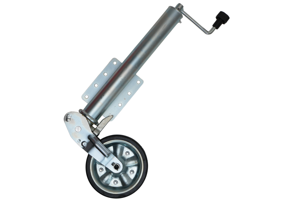 Cantonal Roue jockey automatiquement repliable - 60 mm - capacité de charge : 250 kg - adaptée pour Hapert