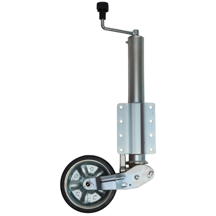 Cantonal Roue jockey automatiquement repliable - 60 mm - capacité de charge : 250 kg - adaptée pour Hapert