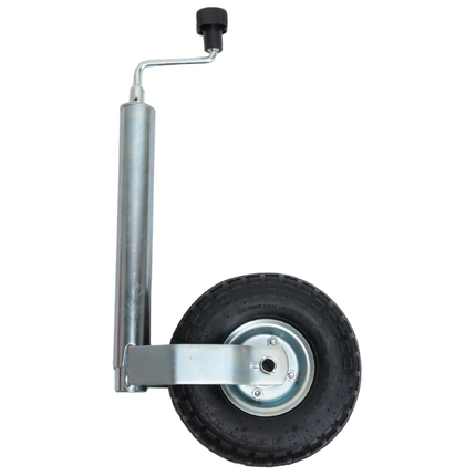 Cantonal Roue jockey avec pneu gonfable - 48 mm - capacité de charge : 150 kg - jante en acier