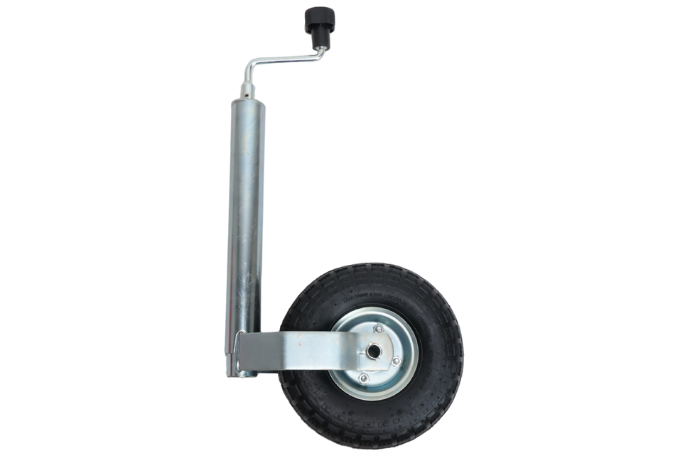 Cantonal Roue jockey avec pneu gonfable - 48 mm - capacité de charge : 150 kg - jante en acier