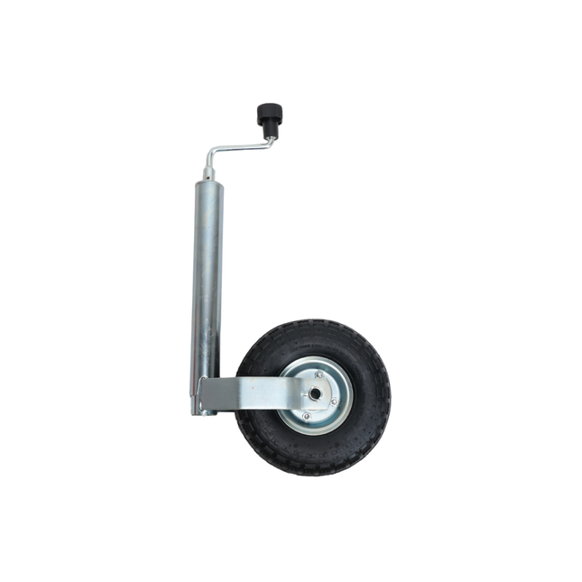 Cantonal Roue jockey avec pneu gonfable - 48 mm - capacité de charge : 150 kg - jante en acier
