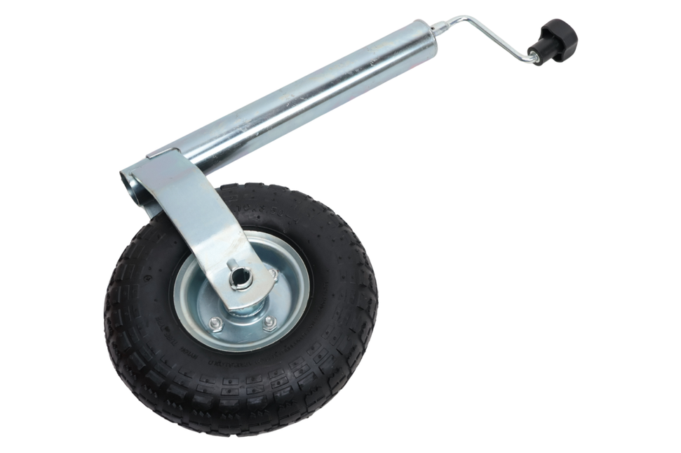 Cantonal Roue jockey avec pneu gonfable - 48 mm - capacité de charge : 150 kg - jante en acier