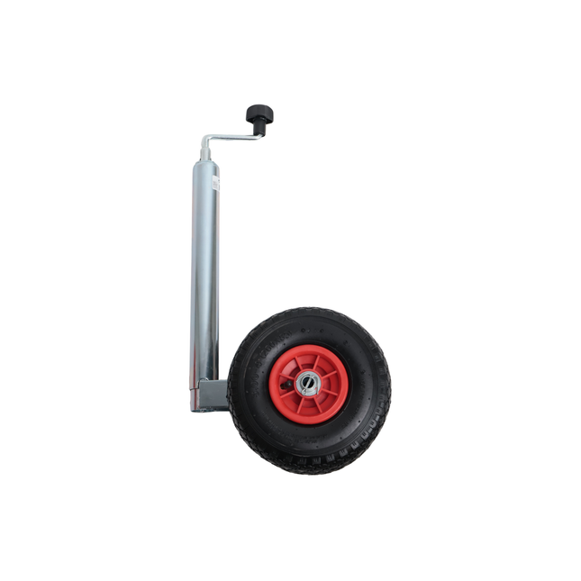 Cantonal Roue jockey double - 48 mm - capacité de charge : 180 kg - pneus gonfables