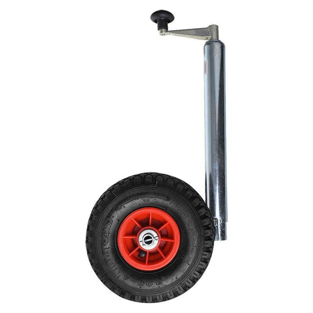 Cantonal Roue jockey double avec pneus gonfables