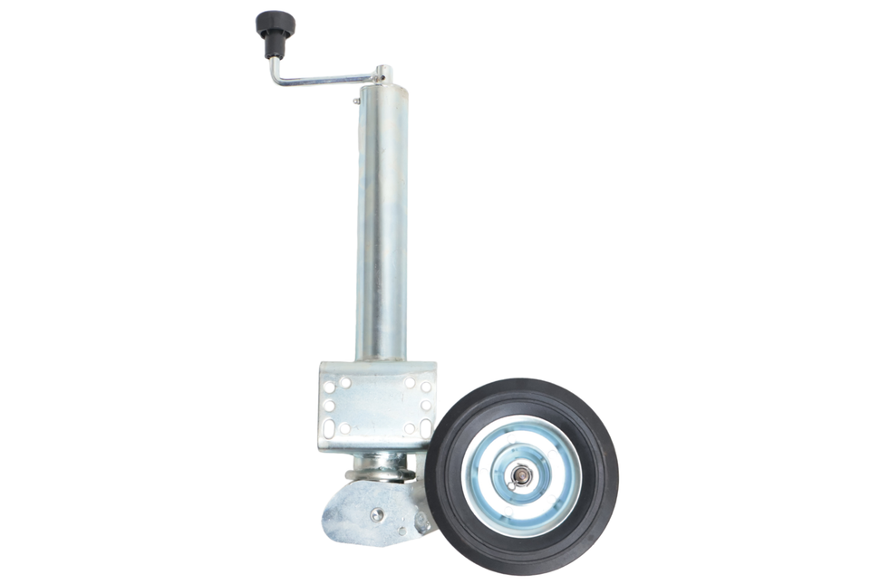 Cantonal Roue jockey pliable - 60 mm - capacité de charge : 250 kg - 3 roues massives