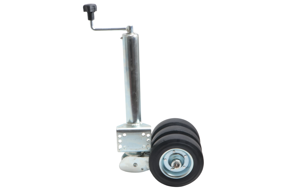 Cantonal Roue jockey pliable - 60 mm - capacité de charge : 250 kg - 3 roues massives