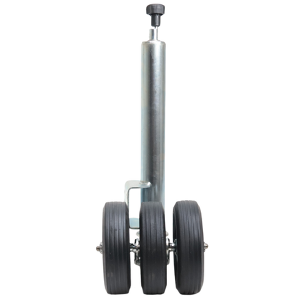 Cantonal Roue jockey pliable - 60 mm - capacité de charge : 250 kg - 3 roues massives